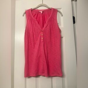 Lilly Pulitzer Pink Essie Sleeveless Top